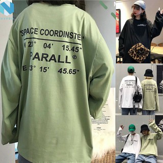 Áo Thun Tay Dài Form Rộng Parall Ulzzang Thu Đông - phông đẹp-thun cotton