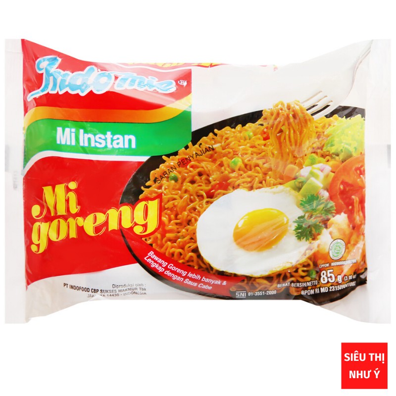 Mì xào khô Indomie Mi Goreng đủ 4 vị