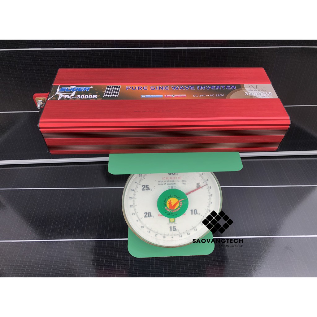 Bộ kích điện sin chuẩn 3000W SUOER - 24V sang 220V - Sóng Sine Chuẩn - Hàng Chính Hãng