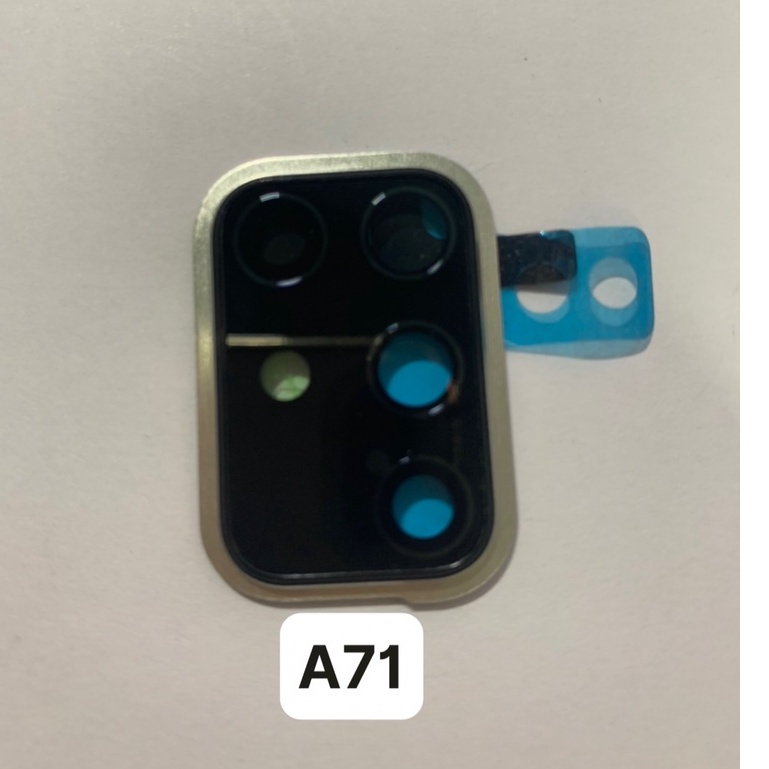 Cụm kính camera liền vành zin hãng sam sung A71
