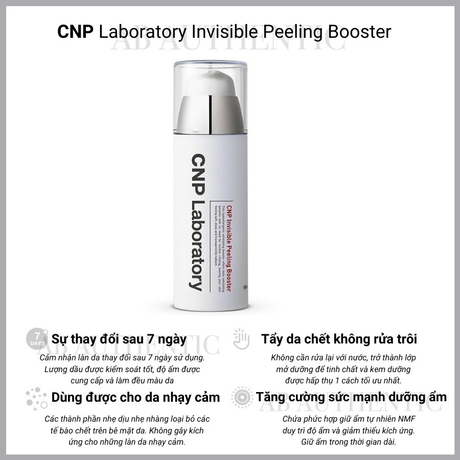 Gel tẩy tế bào chết hóa học CNP Laboratory Invisible Peeling Booster 25ml- AB Authentic