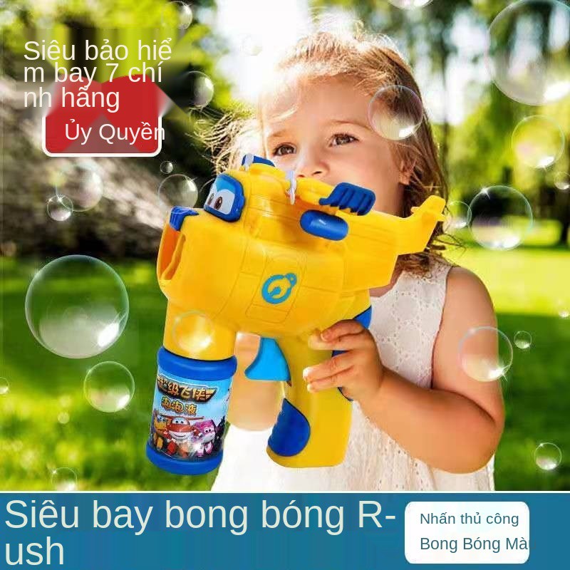 Máy thổi bong bóng siêu người đàn ông quá khổ bằng tay quán tính net nổi tiếng đồ chơi trẻ em không có pin