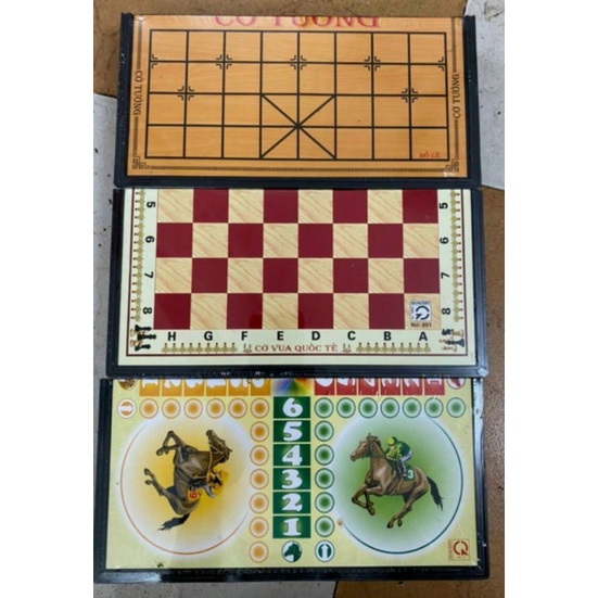 Bộ đồ chơi cờ vua/cá ngựa/cờ tướng size 28cm x 28cm