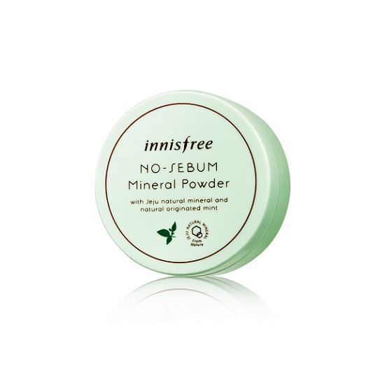 Phấn phủ bột Innisfree No Sebum Mineral / Moisture Powder 5gr