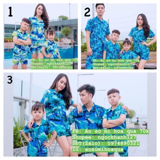 Bộ gia đình Set gia đình Set đồ đôi Bộ hoa quả Bộ đi biển Set đi biển