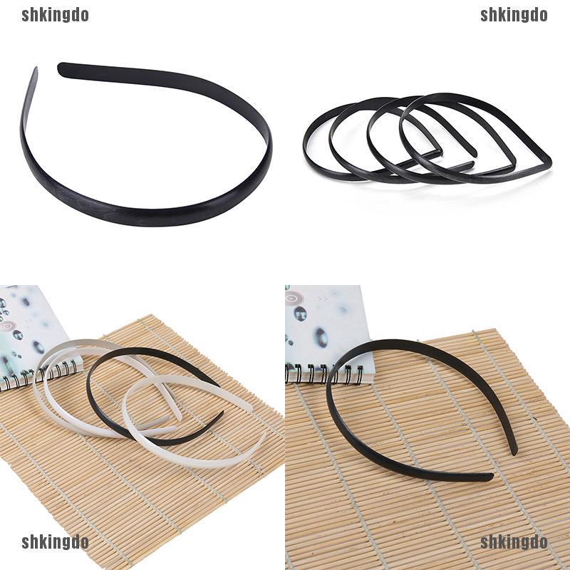 Set 10 Cài Tóc Nhựa Không Răng Thiết Kế Đơn Giản