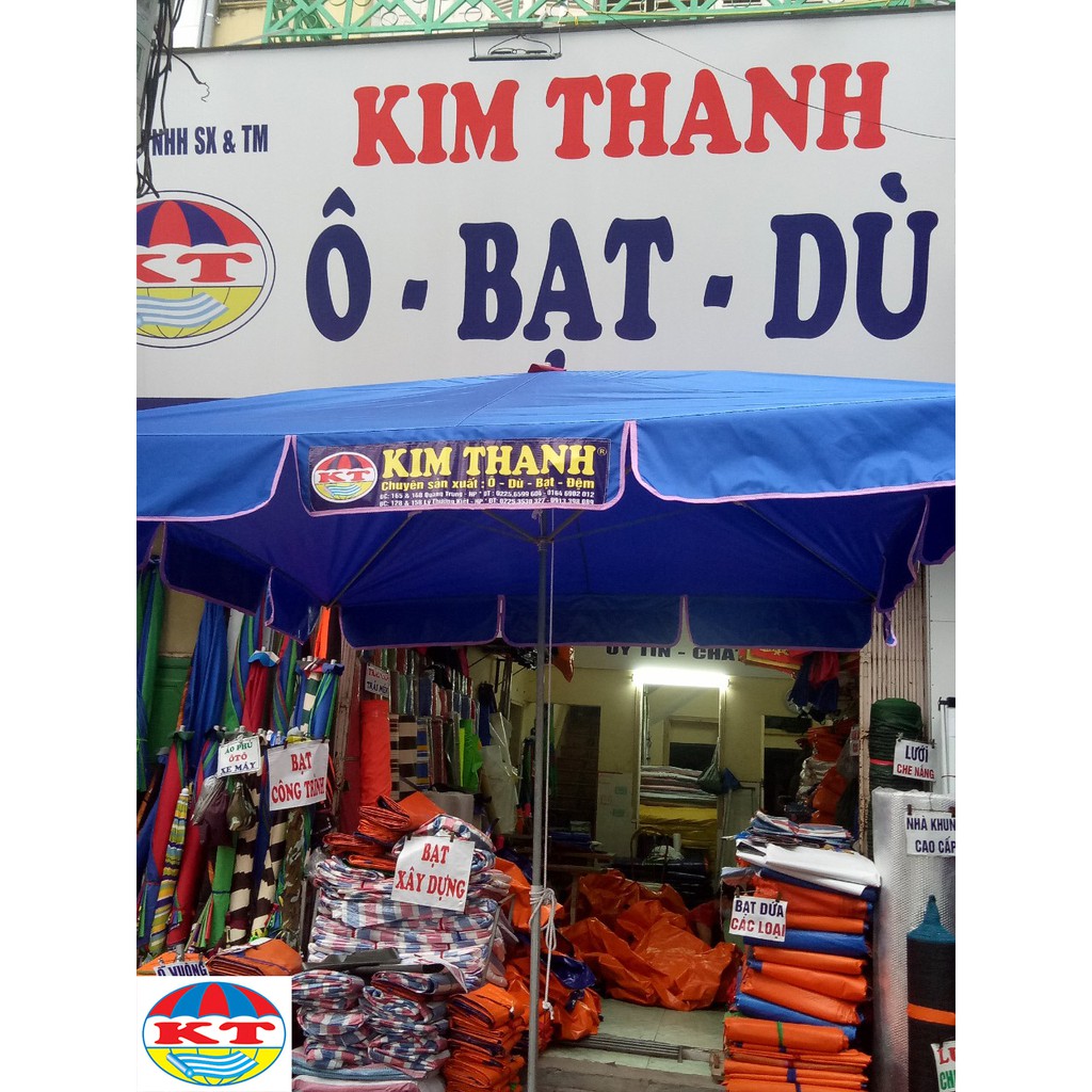 [Freeship - Đủ Kích Thước] Ô Cafe, Ô Dù Đứng Tâm Mái Vuông- (Chưa bao gồm Vỏ Chân Đế Bê Tông 55kg có