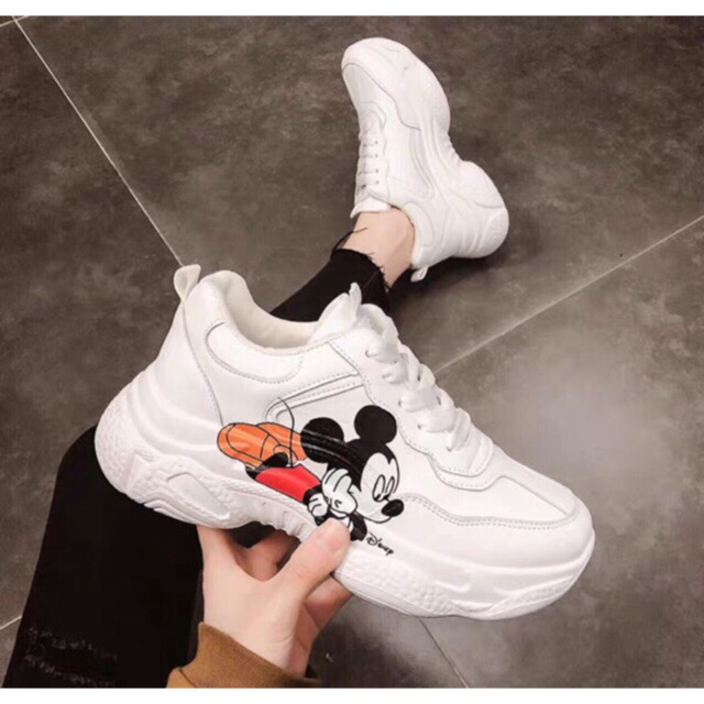 Giày thể thao nữ hình chuột micky
