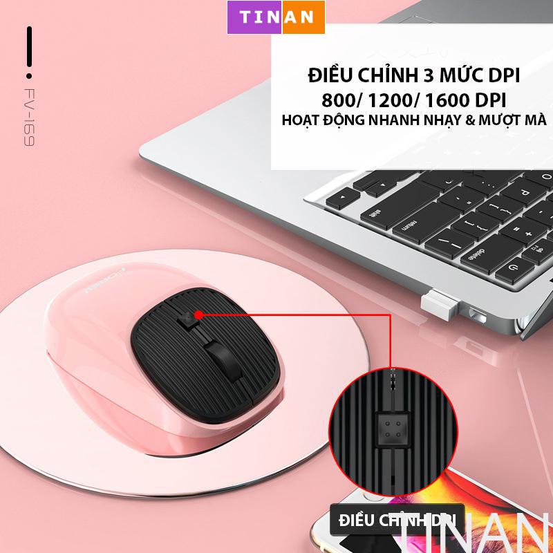 Chuột Sạc Không Dây FOREV FV169 - USB 2.4G, Màu Sắc Đẹp, Wireless Mouse