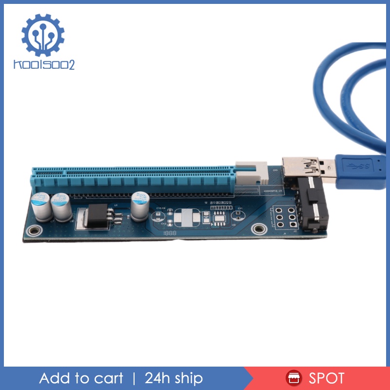 1 Thẻ Đồ Họa Mở Rộng Pci-E Express 1x Sang 16x Koolsoo2