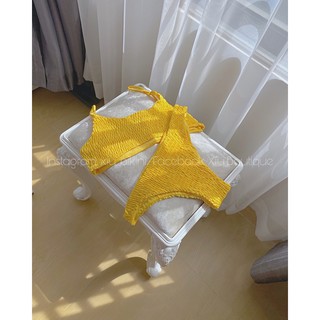 Bikini nữ bộ bơi 2 mảnh may nhúm (ảnh thật)