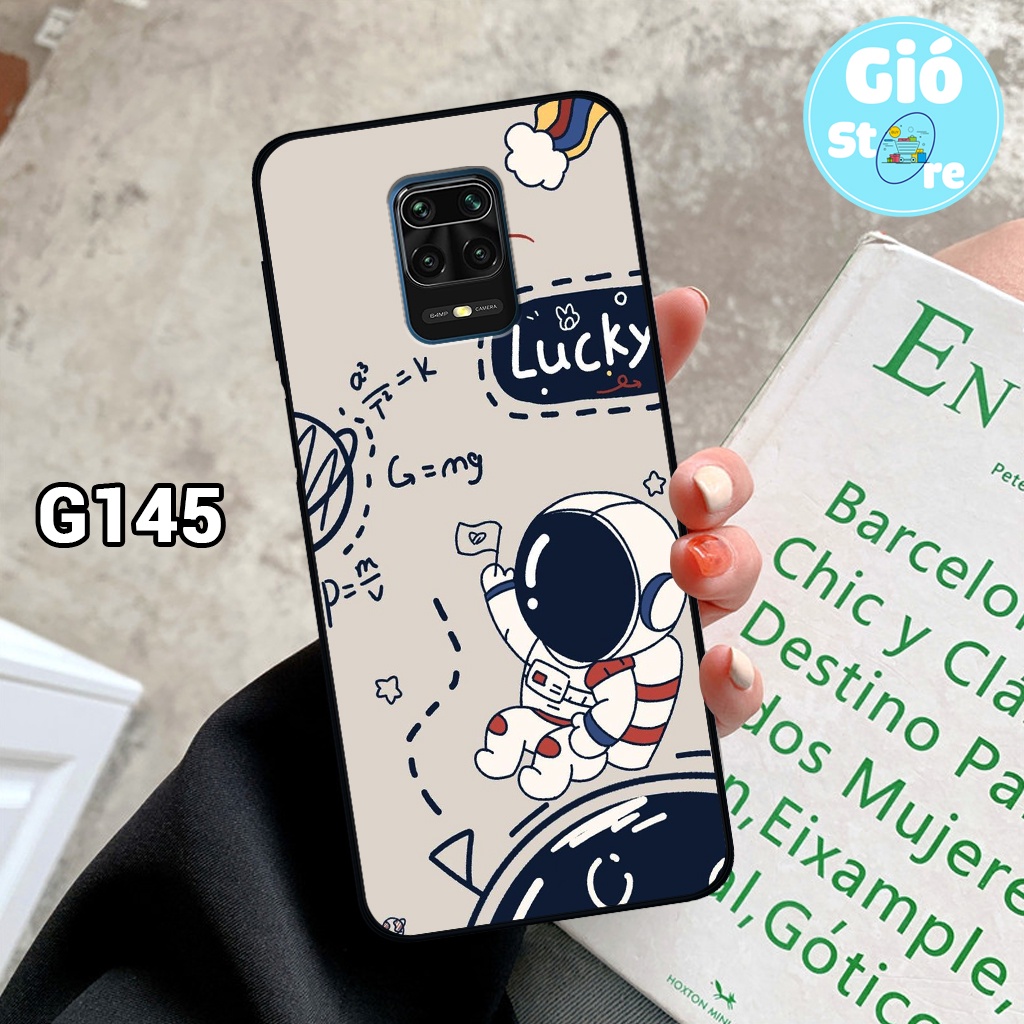 Ốp lưng XIAOMI REDMI NOTE 9/ NOTE 9S/ NOTE 9 PRO in hình vũ trụ, phi hành gia,lưng nhựa cứng viền dẻo