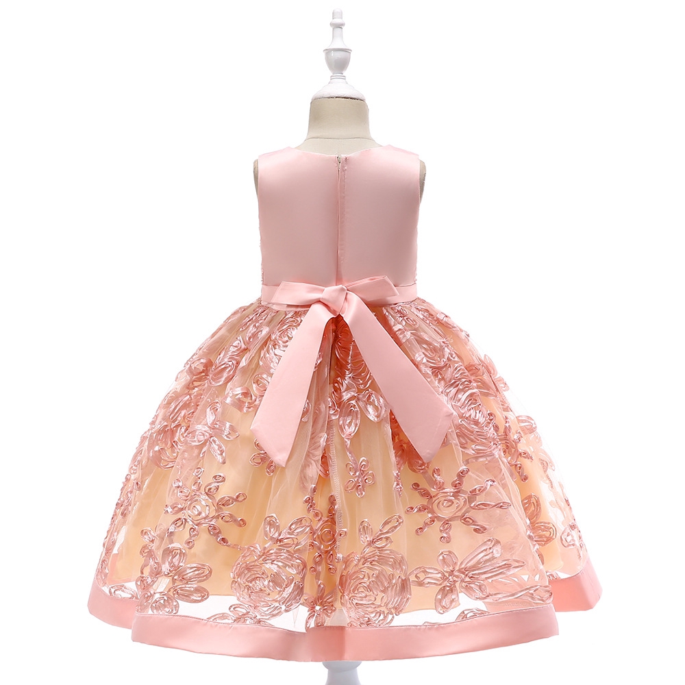 Christmas Dress Girls Wedding Party Elegant Tutu Princess Dress Kids Formal Gown For Girls Clothing