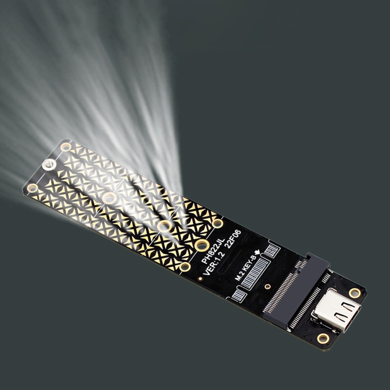 Thẻ Chuyển Đổi M 2 SSD Sang USB3 1 Type C JMS580 Hiệu Suất Cao