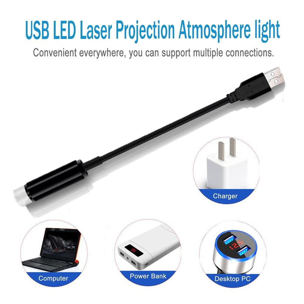 Đèn LED USB Xe Bầu Không Khí Bầu Trời Đầy Sao Ánh Sáng Sao Trần Nhà Đèn Chiếu Laze-168-OXUI7