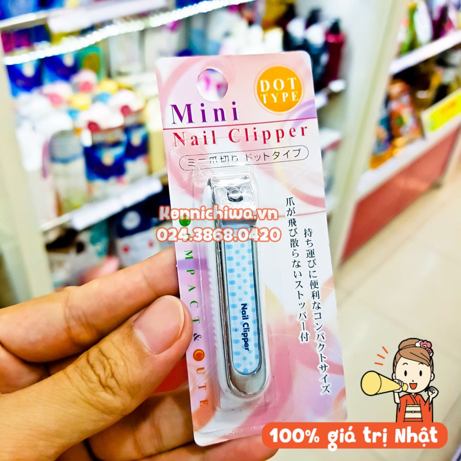 Bấm móng tay Nhật EKO thiết kế an toàn, có ngăn đựng móng sạch sẽ, dùng được cho trẻ em