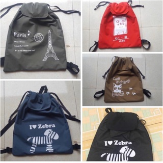 Ba lô rút có nắp giảm giá 60%