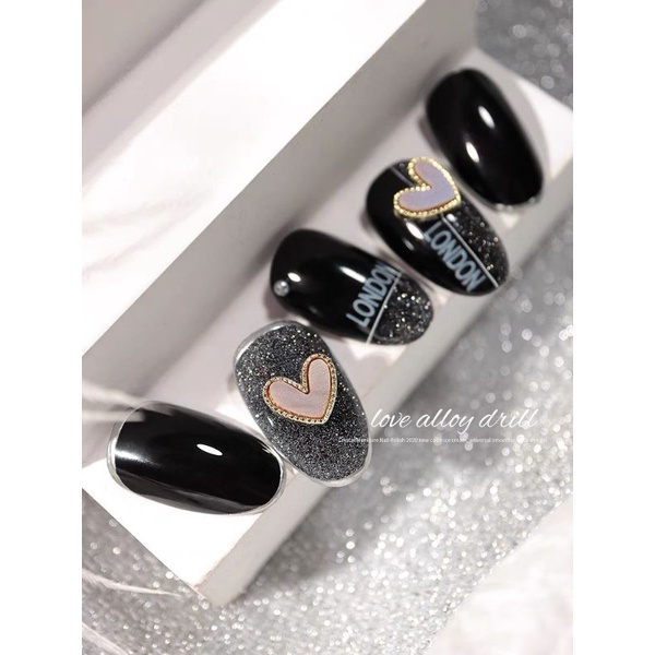 Gói tt charm tim viền bi