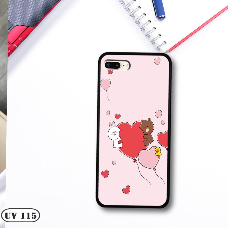 Ốp lưng điện thoại iPhone 7/ 8 Plus - lưng nhám viền dẻo