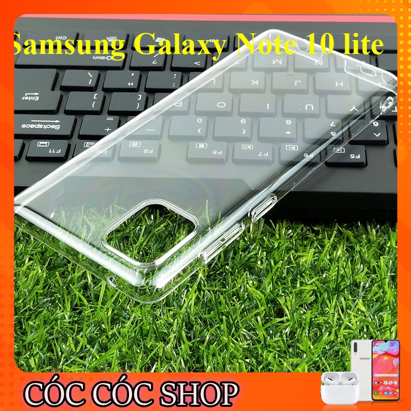 Ốp lưng Samsung Note 10/ Note 10 plus/ Note 10 Lite nhựa CỨNG TRONG SUỐT/ CỨNG NHÁM MỜ