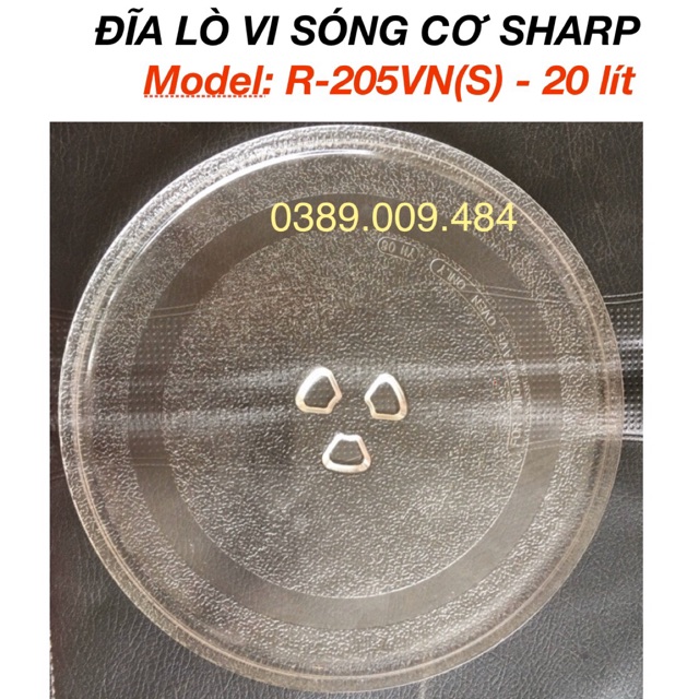 Đĩa lò vi sóng cơ SHARP R-205VN(S)- 20 lít