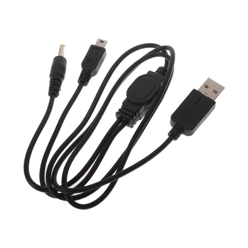 Dây cáp sạc dữ liệu USB 2 trong 1 cho máy chơi game Sony PSP 2000 3000