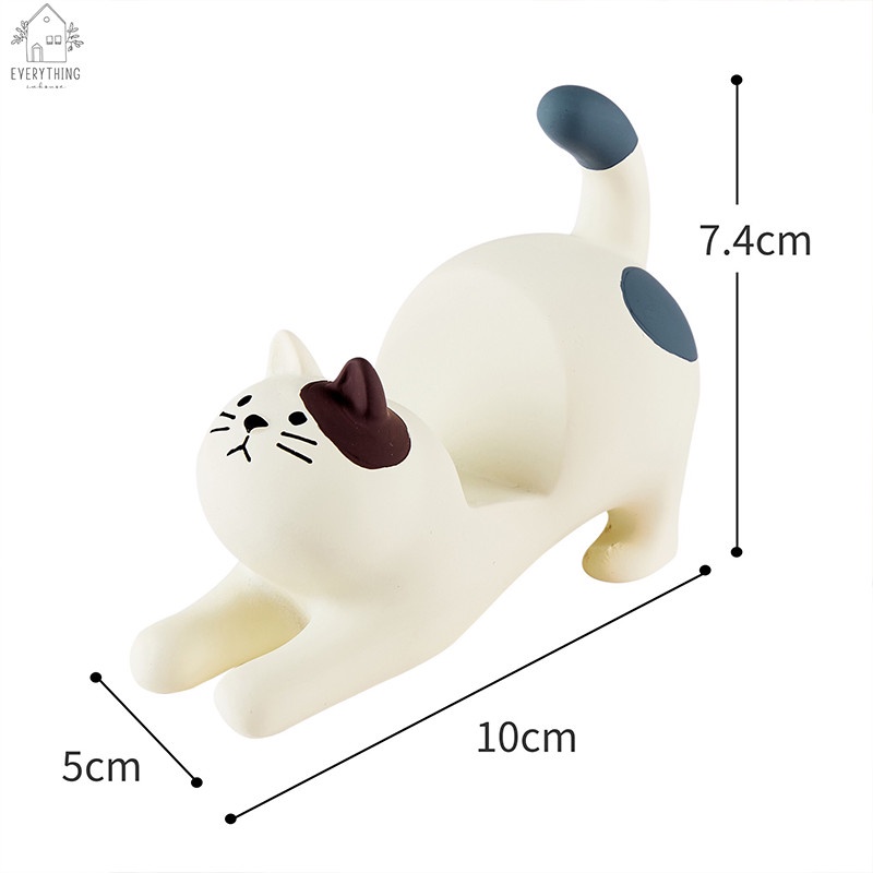Gác điện thoại hình mèo nghệ thuật
