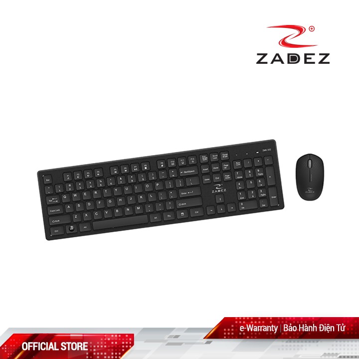 Bộ bàn phím chuột không dây ZADEZ ZMK-332