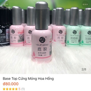 Sơn Gel Base Top Cứng Móng Hoa Hồng