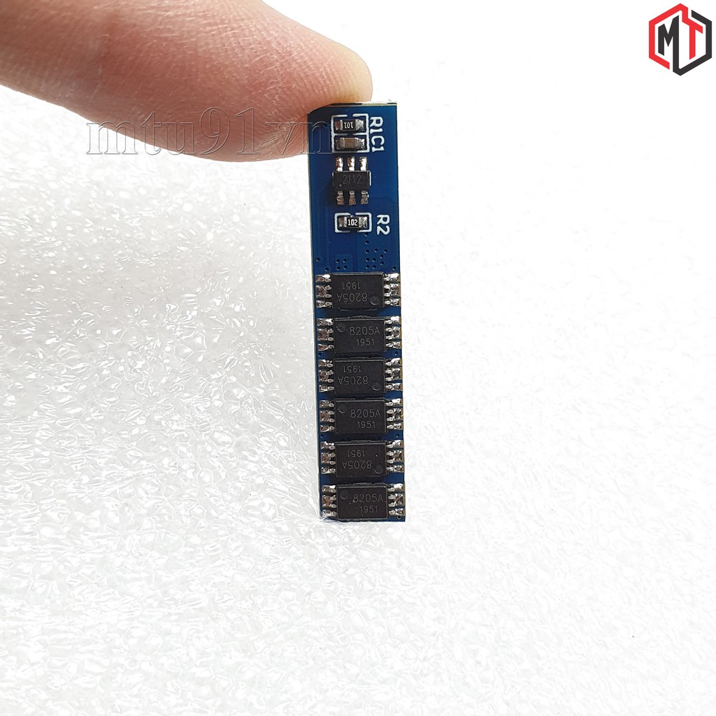 Mạch Sạc và Bảo Vệ Pin 1S 3.2V/3.7V 12A (dùng cho Pin Lithium - Li-ion - 18650)