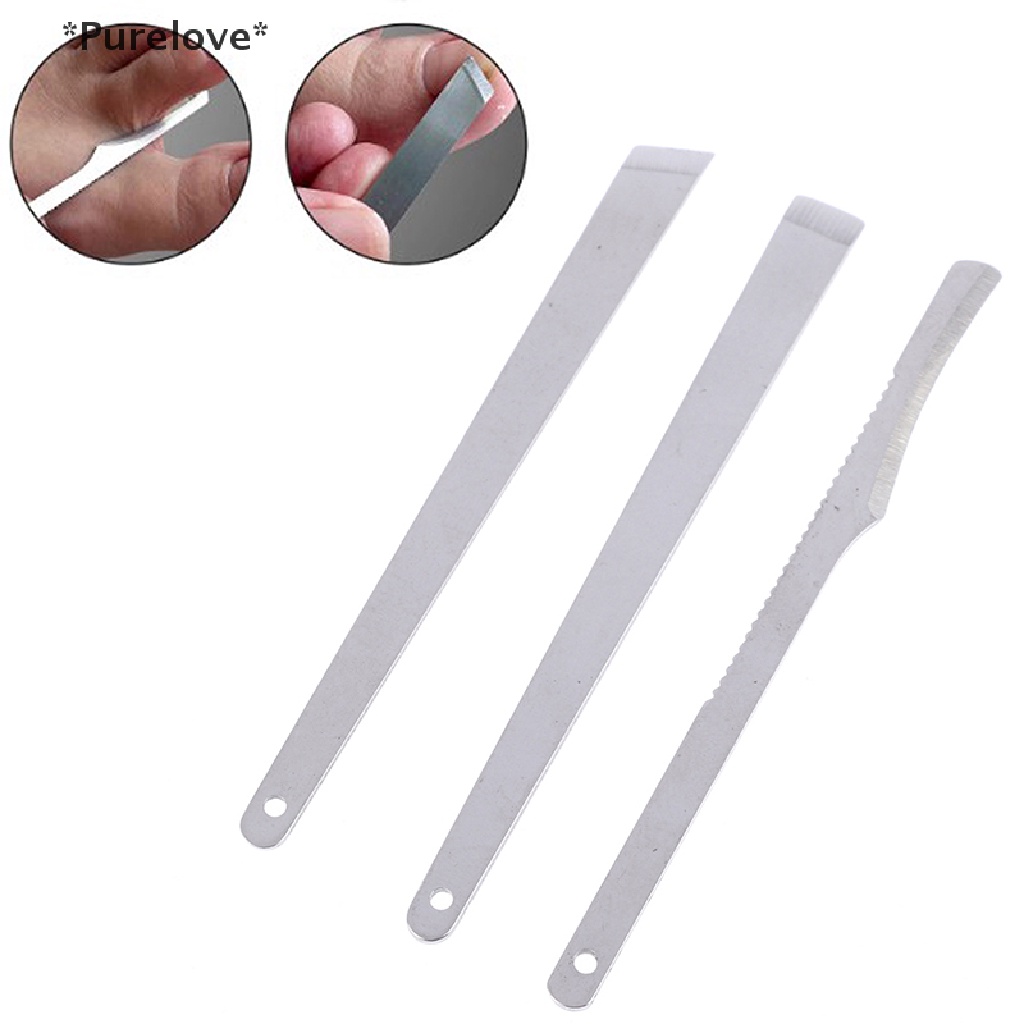 Set 3 Dụng Cụ Cắt Móng Tay / Tẩy Da Chết Tiện Dụng