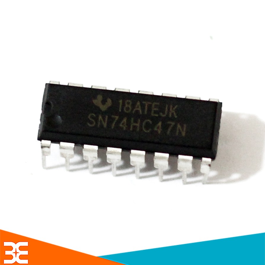 Sản phẩm 74HC47 BCD to 7-Segment Decoder/Driver with Open-Collector Outputs