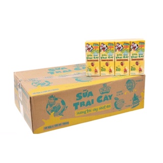 1 lốc sữa kun trái cây nhiệt đới 180ml