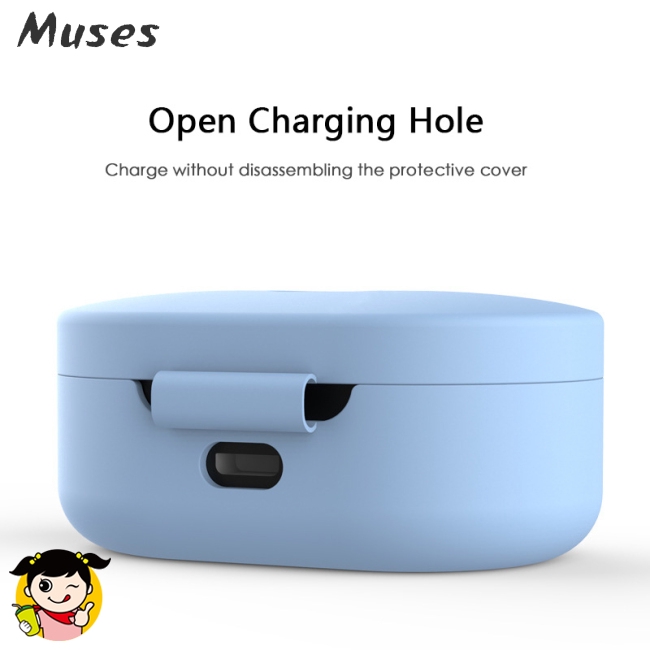 Vỏ silicon bảo vệ cho tai nghe Xiaomi Redmi airdot TWS Bluetooth