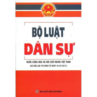 Sách Bộ Luật Dân Sự Nước Cộng Hòa Xã Hội Chủ Nghĩa Việt Nam