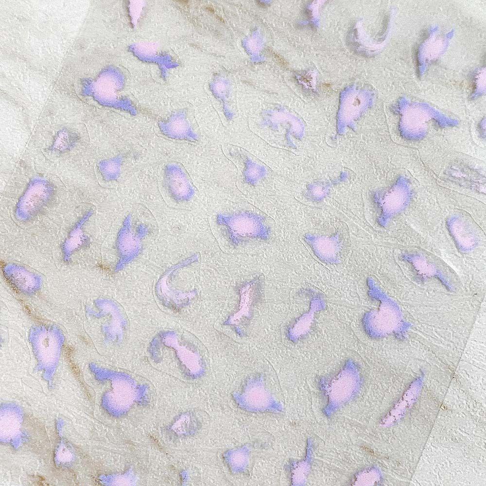 Nhãn Dán Trang Trí Móng Tay Hình Cá Voi Đám Mây Siêu Mỏng Màu Sắc Đẹp Mắt