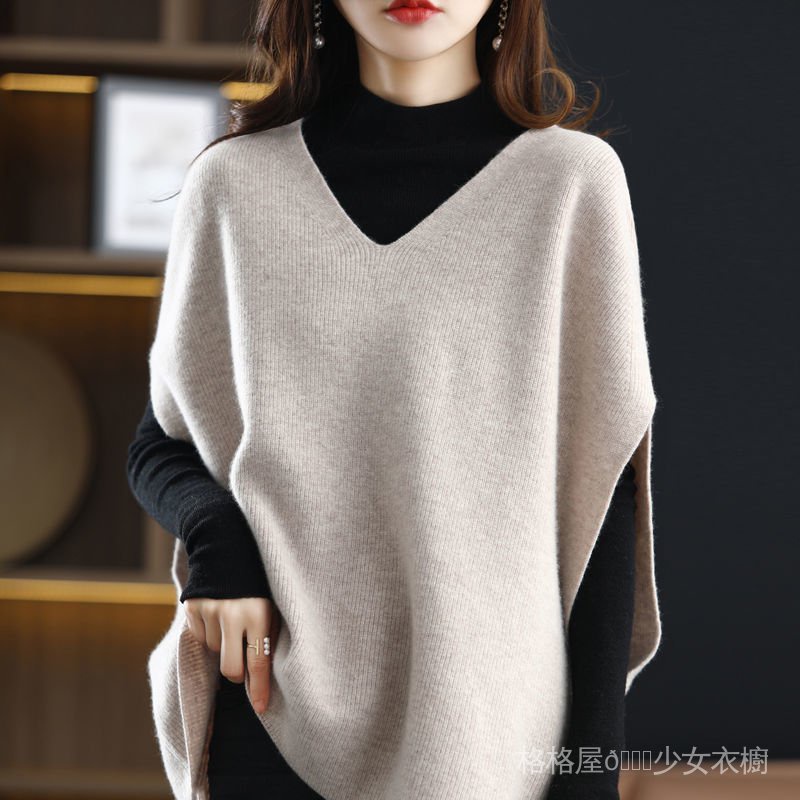Áo Khoác Ghi Lê Cổ Chữ V Phong Cách Hàn Quốc Thời Trang Cho Nữ