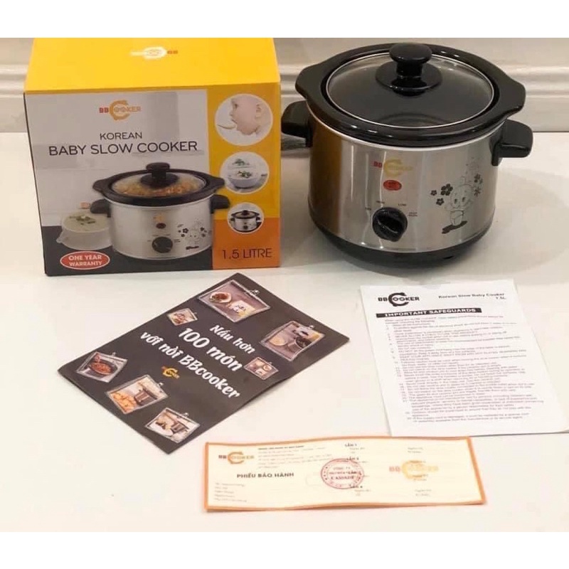 [Chính hãng] NỒI NẤU CHÁO CHẬM BBCOOKER, Nồi kho cá, Nồi Ninh xương, Nồi nấu chè đủ size (Bảo hành 12 tháng)