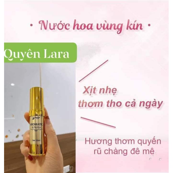 Xịt phụ khoa làm sạch, khử mùi AROMATIC Q'Lara