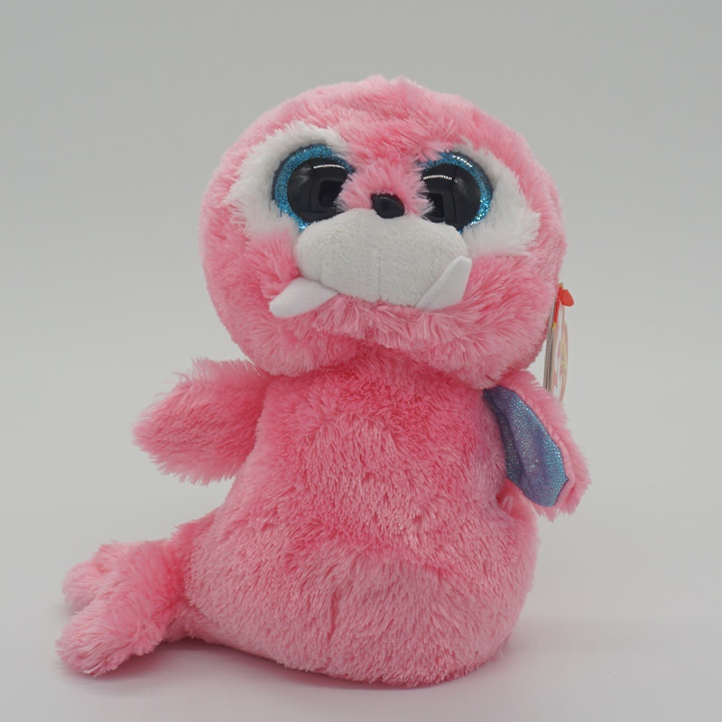 Búp Bê Nhồi Bông 15Cm Hình Động Vật Mắt To Dễ Thương