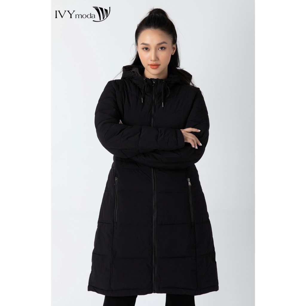 Áo khoác parka nữ chống thấm nước IVY moda MS 71B8032