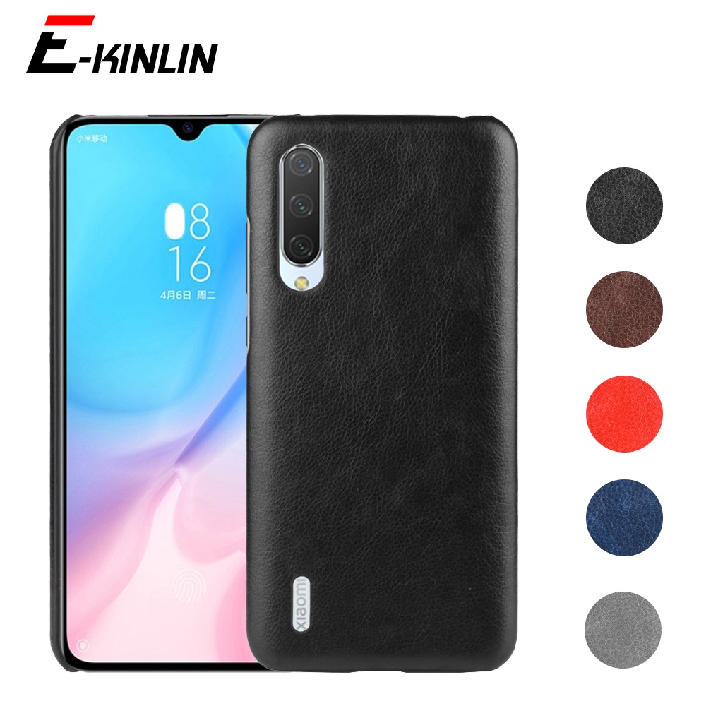 Ốp Điện Thoại Da PU Nhựa Cứng Sang Trọng Cho Redmi Note 9 9S 8 Pro Max 8T