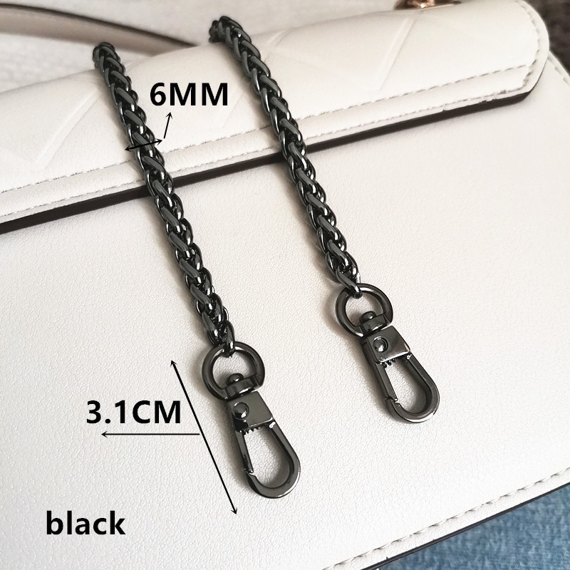 Dây Xích Bằng Kim Loại Không Phai Màu Thay Thế Cho Túi Xách Đeo Vai/Túi Xách Kích Thước 6mm