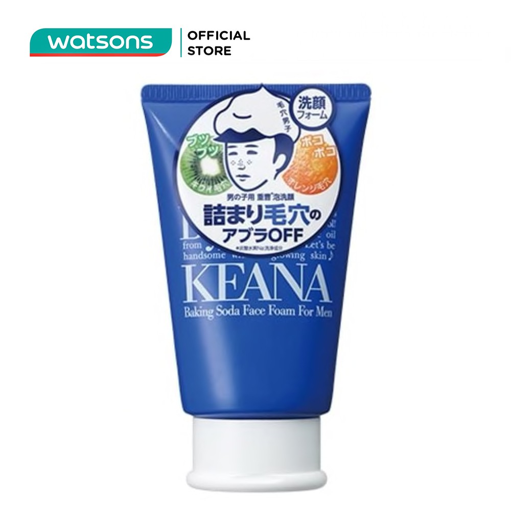 Sữa Rửa Mặt Tạo Bọt Cho Nam Keana Baking Soda Foam Wash For Men 100g