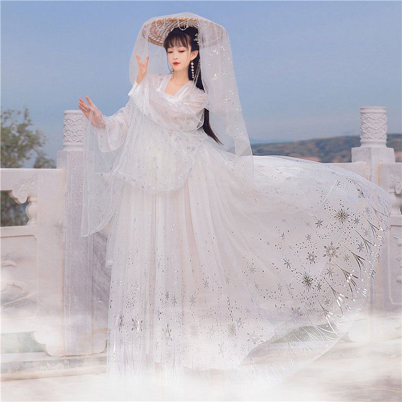 Hán Phục Cổ Trang Trung Thu Bling Siêu Hot