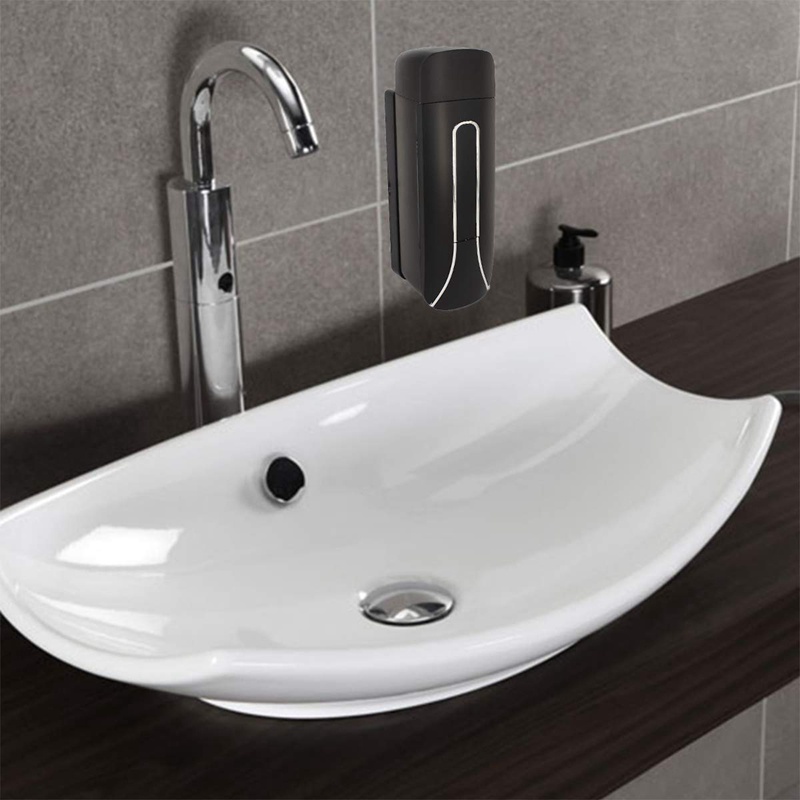 Set 2 Chai Nhựa Đựng Xà Phòng Dạng Lỏng 350Ml Gắn Tường Tiện Lợi Dành Cho Nhà Bếp / Khách Sạn