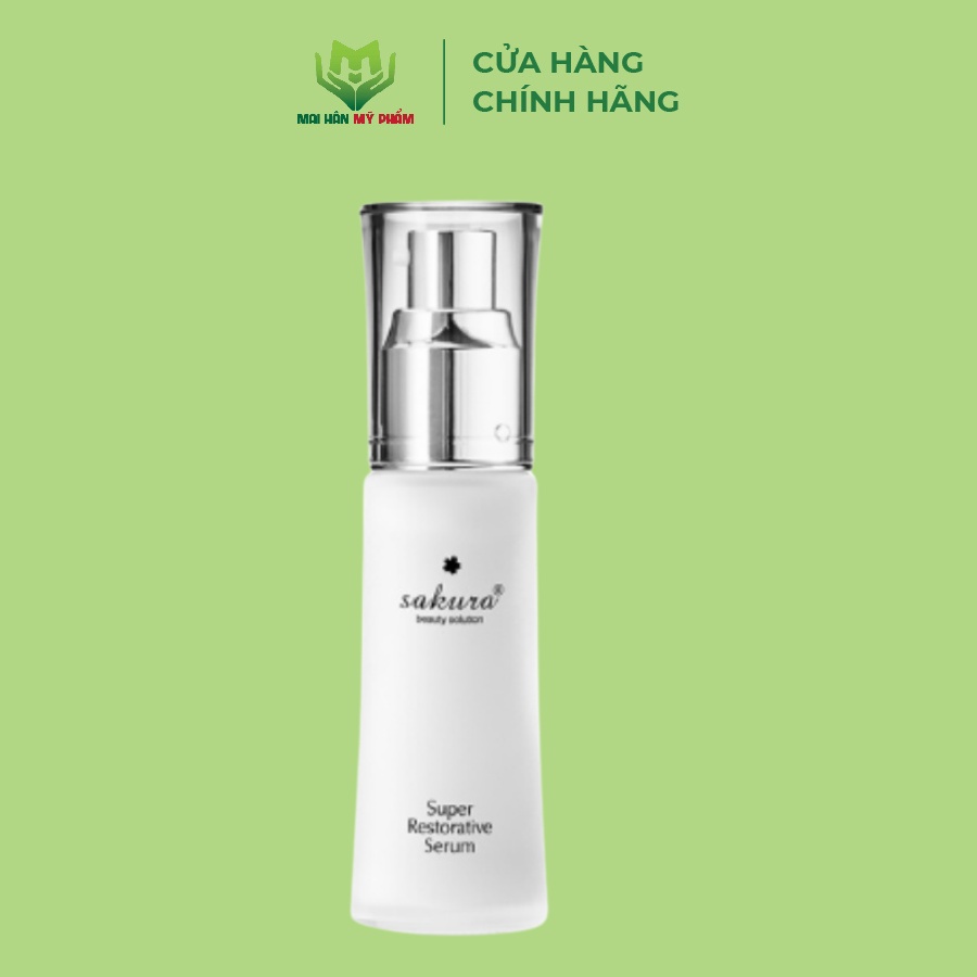 Serum phục hồi da chống lão hoá Sakura Super Restorative Serum 30ml - Mỹ Phẩm Mai Hân