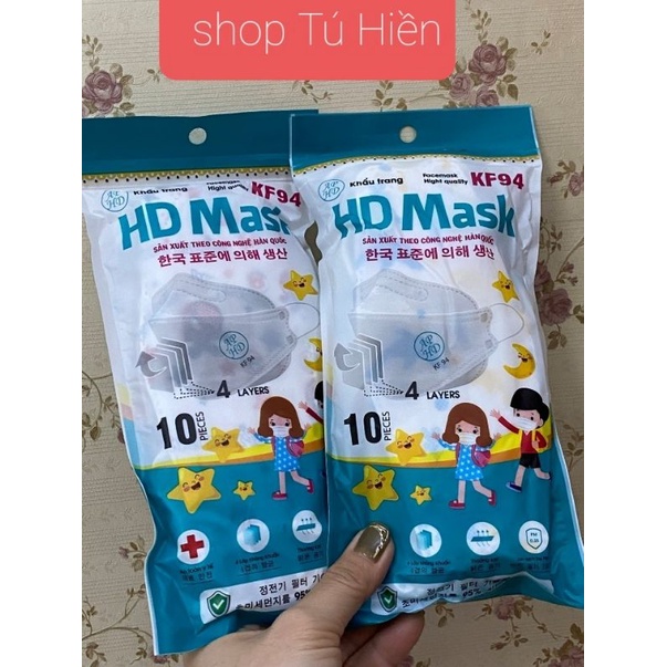 Combo 50 Chiếc Khẩu Trang KF94 Hàn Quốc Chính Hãng 100%