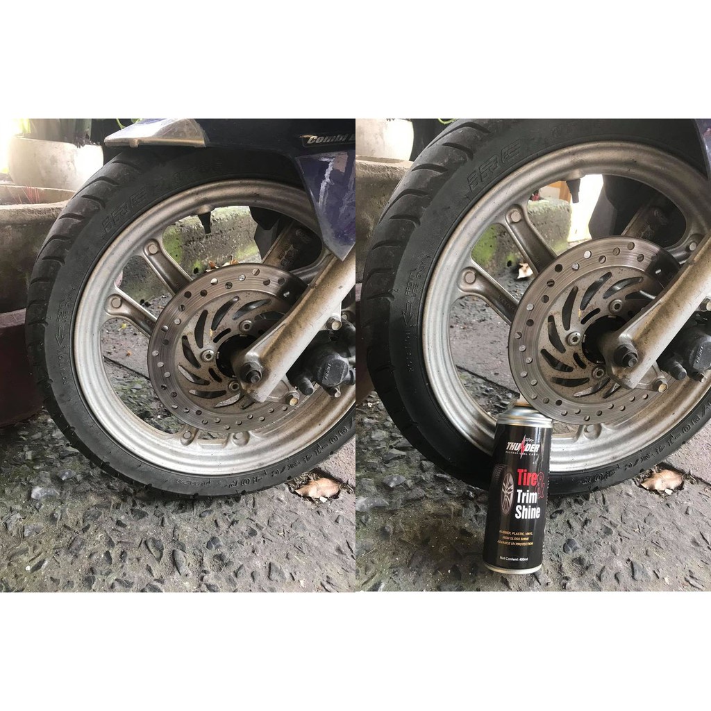 Dưỡng Nhựa Nhám Thunder, Chai Xịt Phục Hồi Nhựa Nhám, Làm Mới Vỏ Xe Thunder