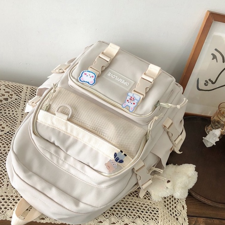 Balo nữ Cặp đi học nam nữ thời trang giá rẻ ZONY Balo đi học ulzzang  Ba lô laptop vải chống nước học sinh sinh viên